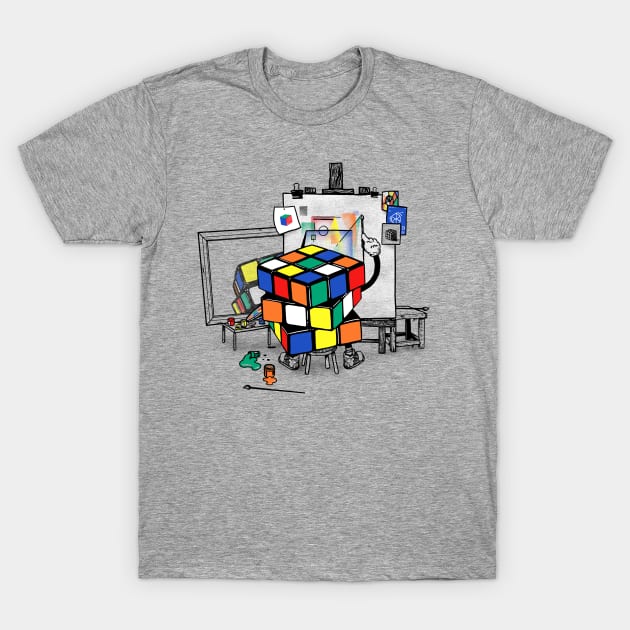 rubik's cubism T-Shirt by Madkobra